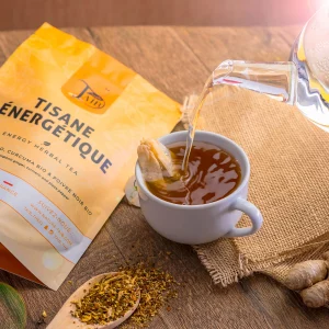 Tisane gingembre,curcuma et poivre noir (énergétique)