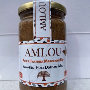 Amlou marocain traditionnel – Huile d’argan, miel d’oranger & amandes